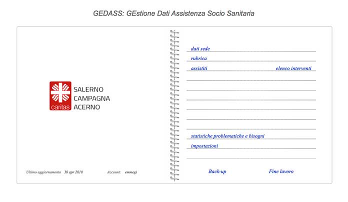 Scheda software GeDaSS