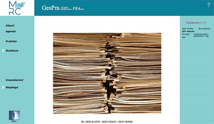 Scheda software GesPra